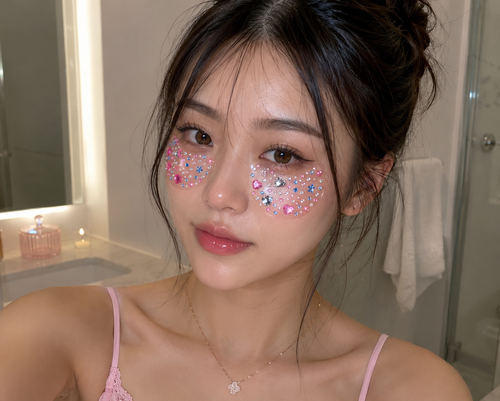 Multi Color Crystal Eyepatches