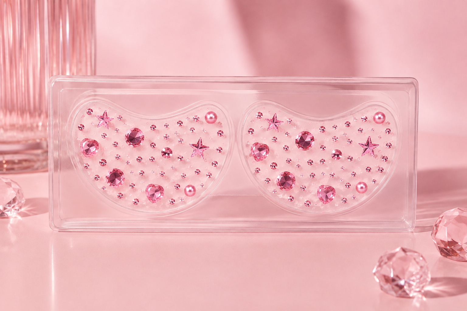 Pink Crystal Eyepatches