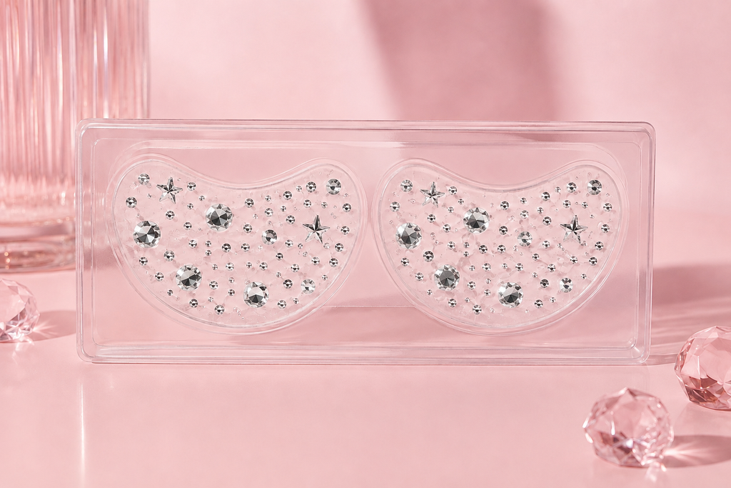 Silver Crystal Eyepatches