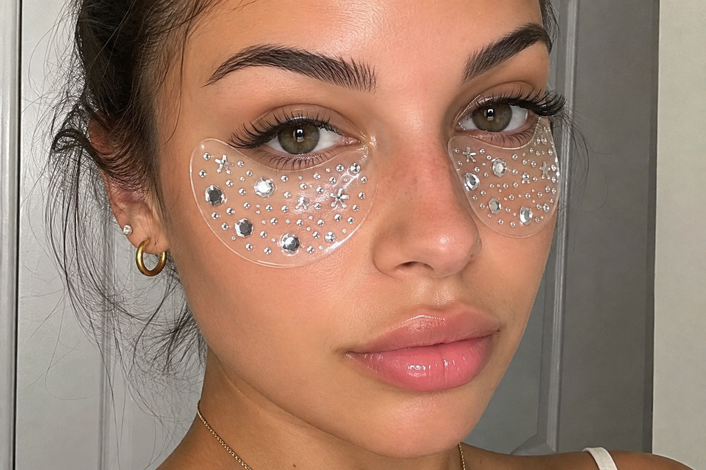 Silver Crystal Eyepatches