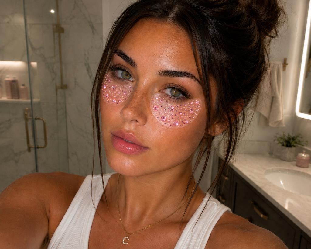 Pink Crystal Eyepatches